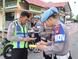 Propam Polres Melawi Gelar Gaktibplin, Periksa Kelengkapan Kendaraan dan Identitas Personel