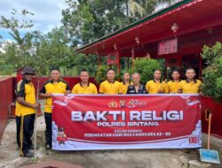 Wujud Toleransi Nyata! Kapolsek Aprianus Pimpin Langsung Bhakti Religi di Masjid, Gereja, hingga Klenteng Sungai Tebelian