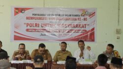 Dalam Rangka Hari Bhayangkara Ke-80 Dan Pembentukan Kampung Tangguh Bebas Narkoba, Kasat Resnarkoba Polres Ketapang Sampaikan Penyuluhan Untuk Edukasi Dan Pencegahan Dampak Buruk Narkoba