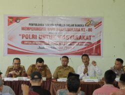 Dalam Rangka Hari Bhayangkara Ke-80 Dan Pembentukan Kampung Tangguh Bebas Narkoba, Kasat Resnarkoba Polres Ketapang Sampaikan Penyuluhan Untuk Edukasi Dan Pencegahan Dampak Buruk Narkoba