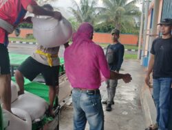 Hampir 4 Ton! Polsek Meranti Suplai Jagung Demplot ke Gudang Bulog Pontianak