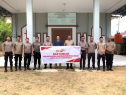 Dalam Rangka Hari Bhayangkara ke-80, Sat Samapta Polres Ketapang Gelar Bakti Religi di Gereja GKKB POS PI