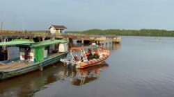 Tim SAR Gabungan Lakukan Pencarian Korban Diterkam Buaya di Batu Ampar, Kubu Raya