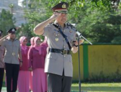 Kapolres Ketapang Pimpin Upacara Ziarah Dan Tabur Bunga Dalam Rangka Hari Bhayangkara Ke-80 Tahun 2026