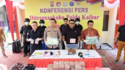 Kembali Ungkap Jaringan Narkoba : Polda Kalbar Sita 4,3 Kg Sabu dan Uang Tunai 3,8 M