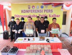 Kembali Ungkap Jaringan Narkoba : Polda Kalbar Sita 4,3 Kg Sabu dan Uang Tunai 3,8 M