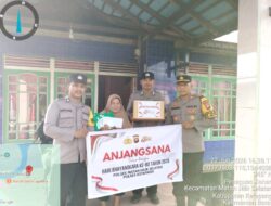 Polsek Matan Hilir Selatan Gelar Anjangsana Dan Serahkan Bantuan Sosial Dalam Rangka Hari Bhayangkara Ke-80
