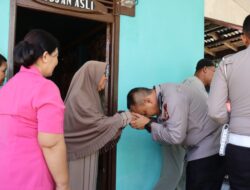 AKBP Harris Batara Simbolon, S.I.K., S.H., M.Tr.Opsla Sosok Pemimpin Menjunjung Tinggi Adab, Menghormati Orang Tua