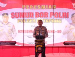 Kapolres Ketapang Resmikan Bantuan Sumur Bor dan Fasilitasi Pendidikan di Mushola Al-Misbahul Munir dalam Rangka Hari Bhayangkara ke-80