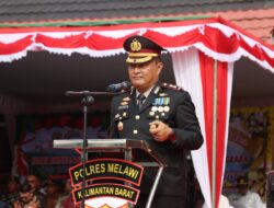 UPACARA PERINGATAN KE-80 HARI BHAYANGKARA TAHUN 2026 DI POLRES MELAWI BERLANGSUNG KHIDMAT