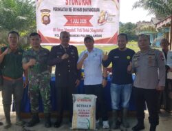 Sinergi Polri dan PT. CNP PT. TAA Perkuat Ketahanan Pangan, Polsek Sebangki Terima Bantuan Bibit Jagung Hibrida”
