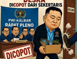 Hasil Rapat Pleno PWI Kalbar, Deska Irnan Syafara Dicopot dari Jabatan Sekretaris