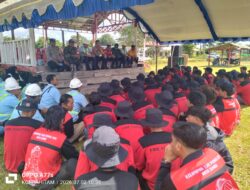 Perkuat Sinergi Cegah Karhutla, Kapolsek Manis Mata Hadiri Apel Siaga Bersama Perusahaan dan Masyarakat