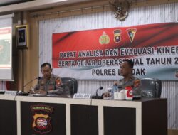 Polres Landak Gelar Anev Kinerja Triwulan II 2026, Evaluasi Capaian dan Tingkatkan Pelayanan kepada Masyarakat