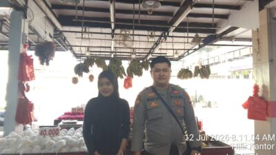 Waspada Modus Baru! Polsek Ngabang Edukasi Karyawan Toko Saat Patroli Siang