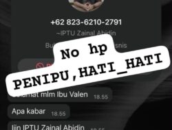 Nomor WA Catut Nama Kasat Reskrim Polres Sekadau, Polisi Minta Warga Tak Terkecoh