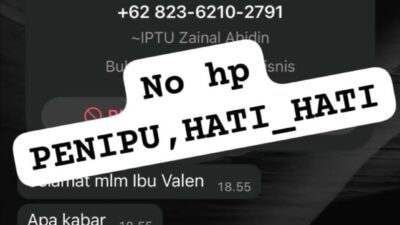 Nomor WA Catut Nama Kasat Reskrim Polres Sekadau, Polisi Minta Warga Tak Terkecoh
