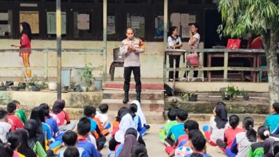 MPLS Jadi Momentum Polres Sekadau Kenalkan 110 Polri kepada Pelajar