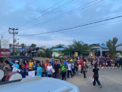 Polres Sekadau Amankan Jalan Sehat Hari Anak Nasional, Ratusan Peserta Ikut Meriahkan Acara