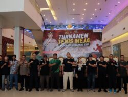 Kapolres Ketapang Buka Open Turnamen Tenis Meja Kapolres Cup dalam Rangka Hari Bhayangkara ke-80