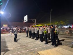 Polisi Jaga Area Panggung hingga Parkir, Hari Ketiga PGD XV Sekadau Berlangsung Aman dan Tertib