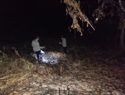 Polsek Menukung Laksanakan Ground Check dan Verifikasi 12 Titik Hotspot sebagai Upaya Pencegahan Karhutla