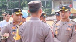Tingkatkan Sinergitas Tiga Pilar Kapolres Melawi Periksa Kesiapan Bhabinkamtibmas dan Kendaraan Dalam Tugas