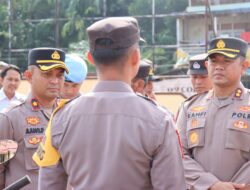 Tingkatkan Sinergitas Tiga Pilar Kapolres Melawi Periksa Kesiapan Bhabinkamtibmas dan Kendaraan Dalam Tugas