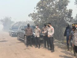 Kapolres Ketapang Tinjau Langsung Lokasi Karhutla di Pelang–Kepuluk, Upaya Pemadaman Terus Dimaksimalkan