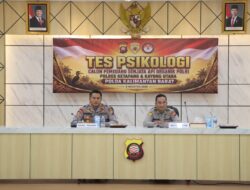 *Polres Ketapang Gelar Mapping Dan Tes Psikologi Calon Pemegang Senpi Organik Bersama Bagpsikologi Ro SDM Polda Kalbar