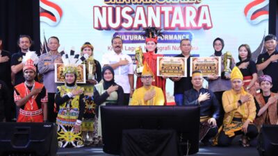 Kolaborasi Polwan Polda Kalbar dan Komunitas Seni Pontianak, Sabet Juara 3 Lomba Kreasi Lagu dan Koreografi tingkat Nasional