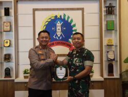 Perkuat Sinergitas TNI-Polri, Kapolres Melawi Silaturahmi ke Makodim 1205 Sintang
